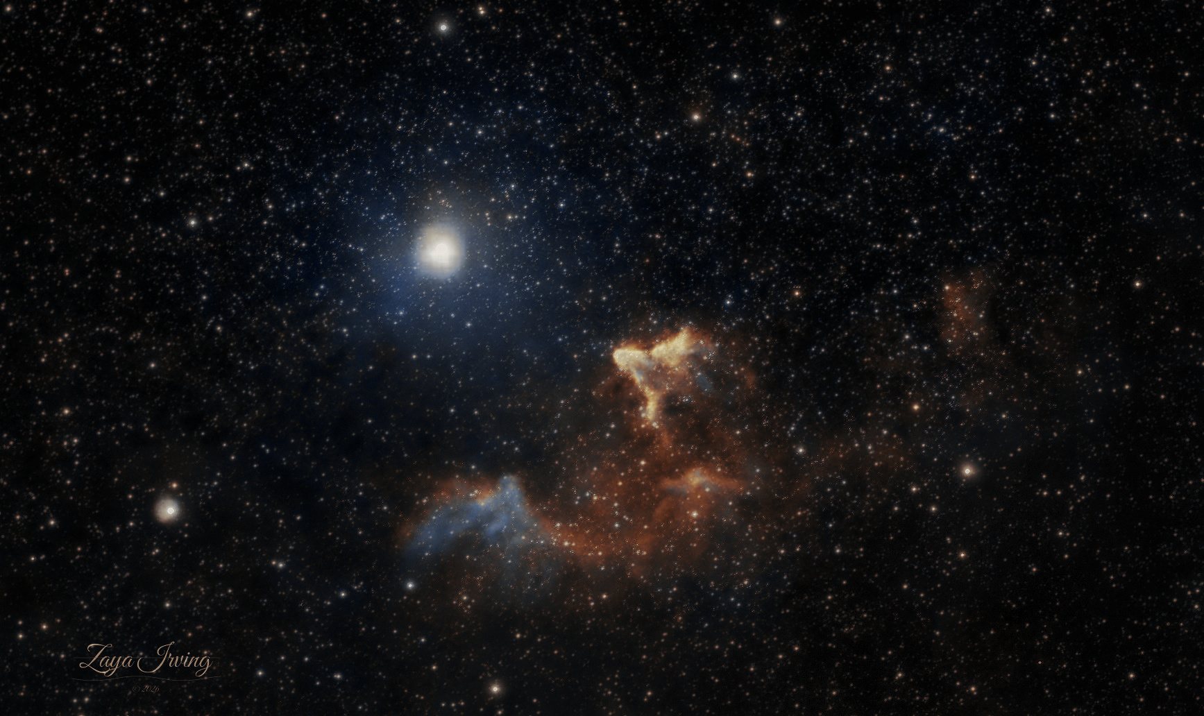 IC 63, the Ghost of Cassiopeia