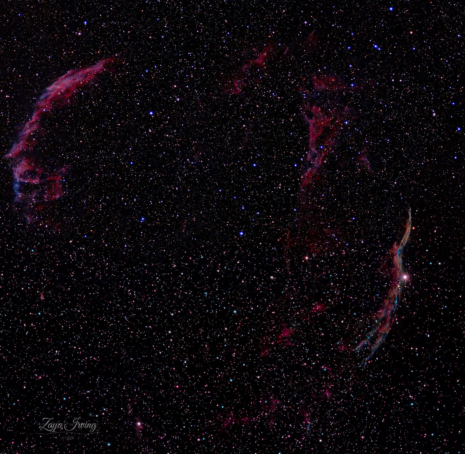 NGC 6992, the eastern Veil Nebula