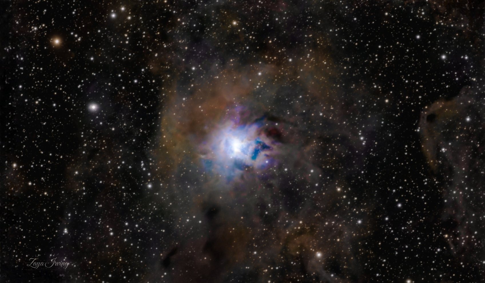 NGC 7023, the Iris Nebula, 24-hour integration