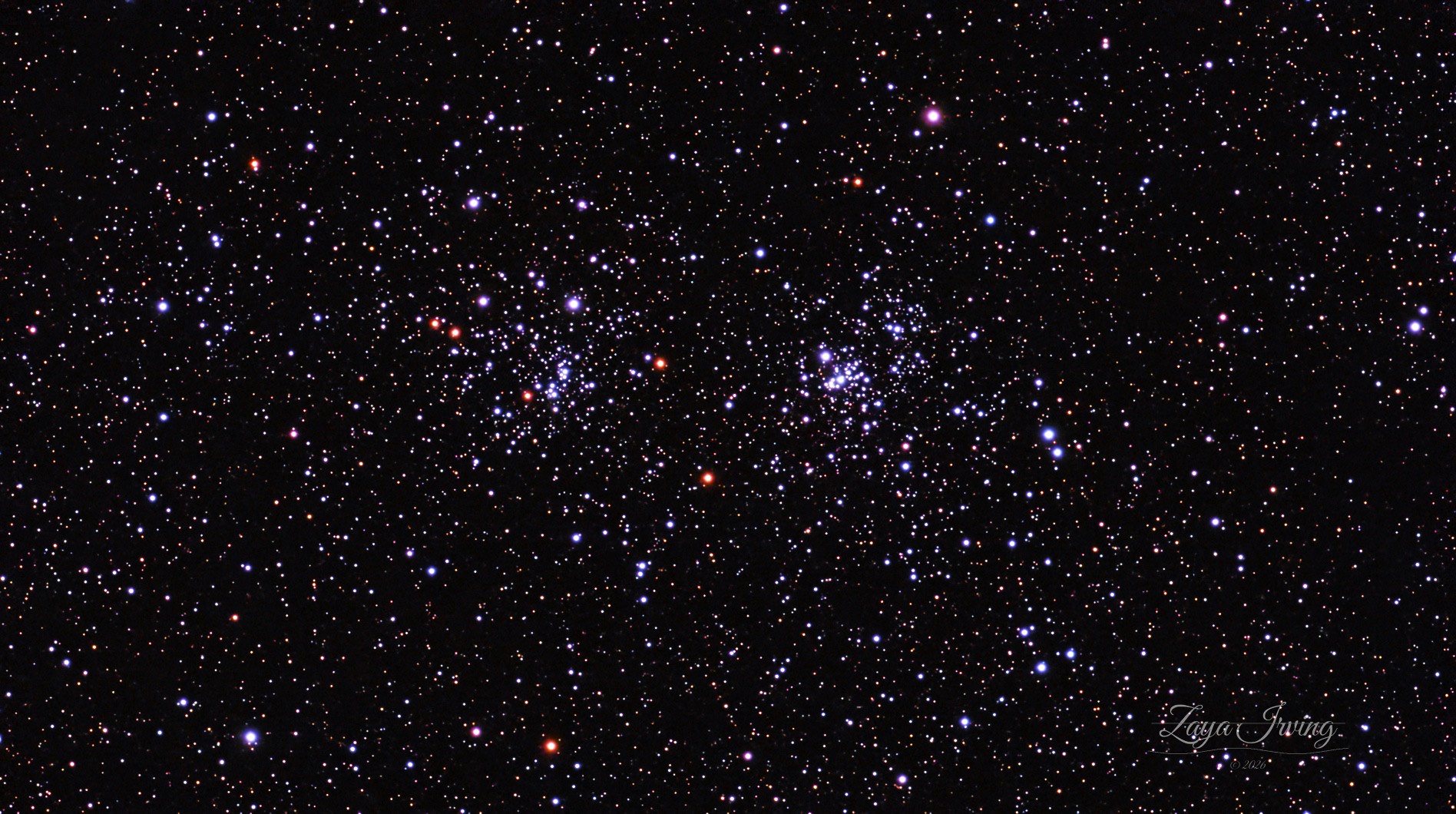 The Double Cluster, NGC 869 and NGC 884, in Perseus