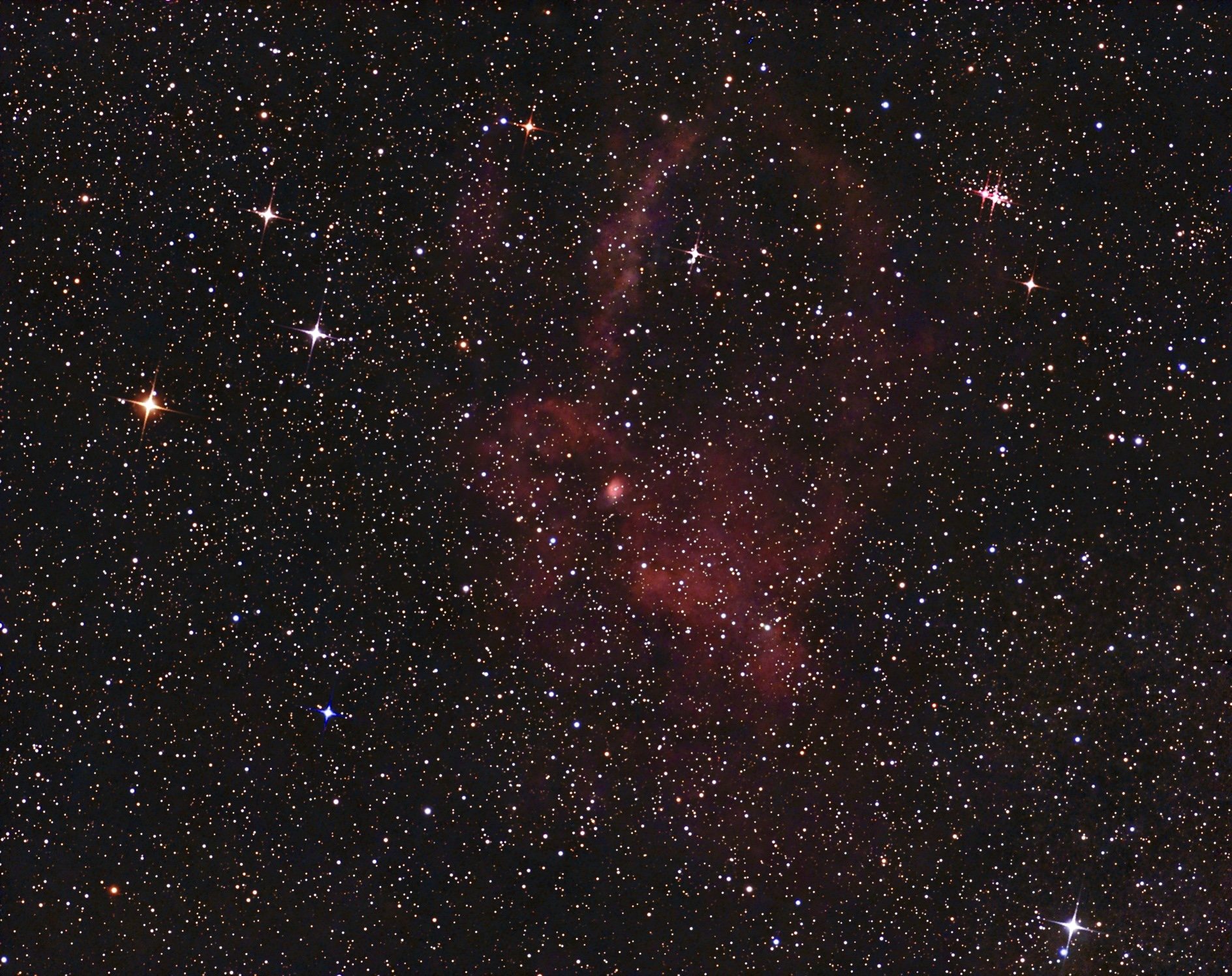 Sh2-157, the Lobster Claw Nebula